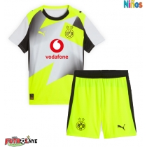 Camiseta Borussia Dortmund Marcel Sabitzer #20 Visitante Equipación para niños 2025-26 manga corta (+ pantalones cortos)
